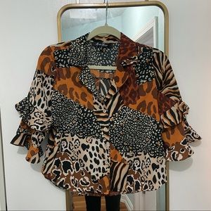 Leopard blouse